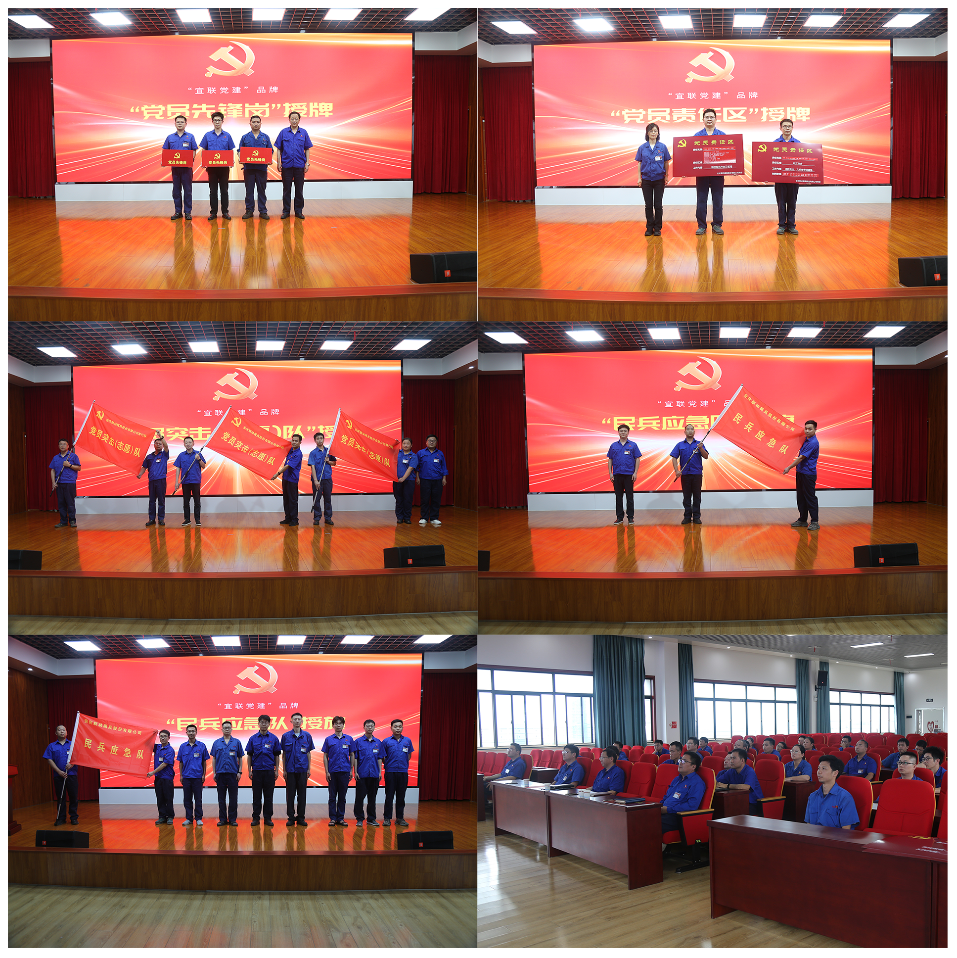 “黨員先鋒崗”“黨員責(zé)任區(qū)”授牌及“黨員突擊(志愿)隊”“民兵應(yīng)急隊”授旗及會議現(xiàn)場.png
